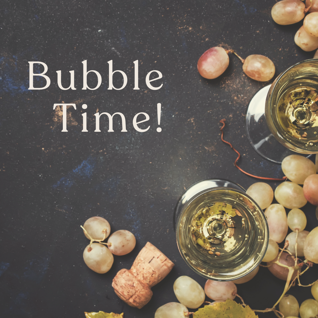 But first...bubbles!